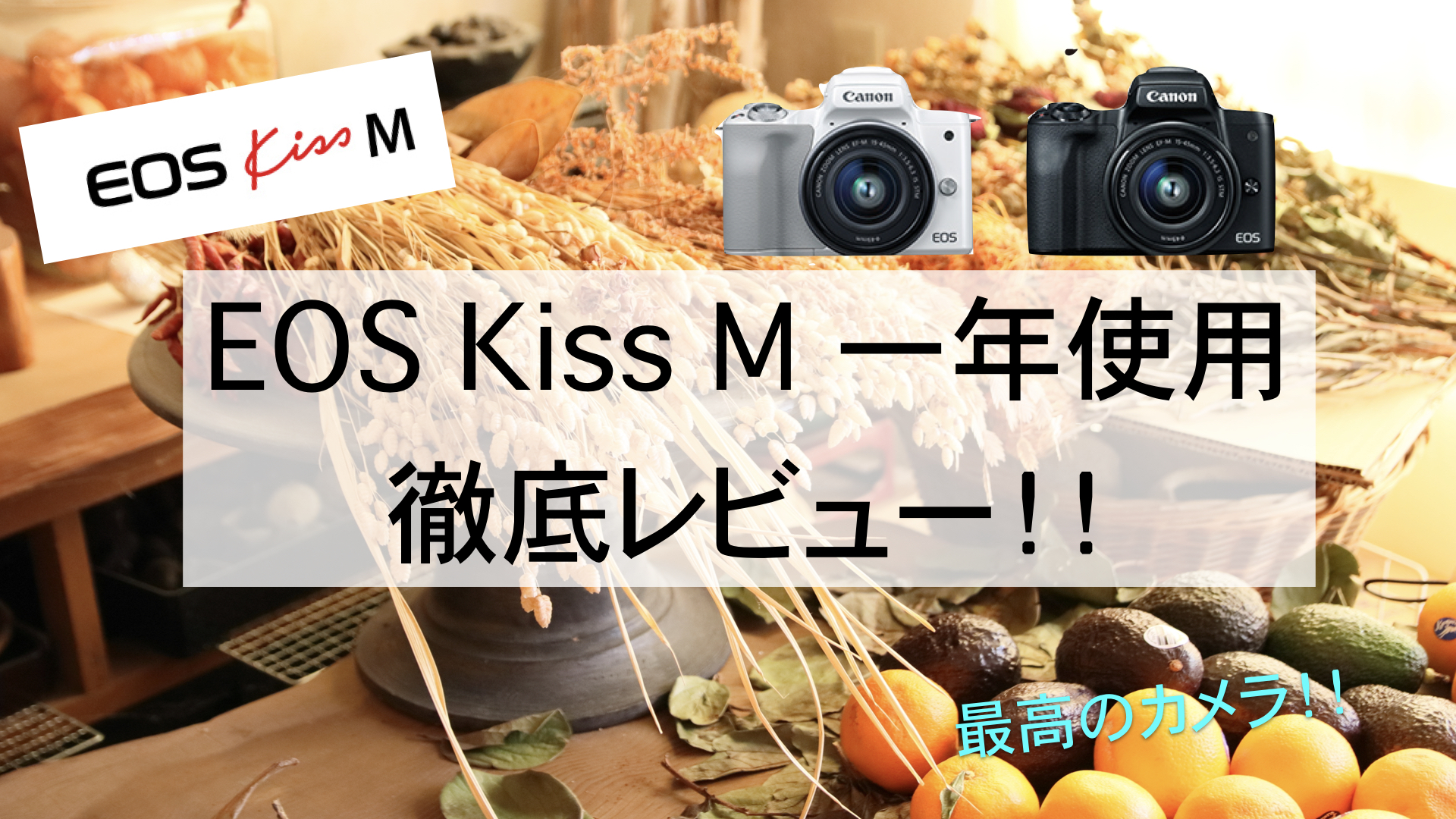 カメラ デジタルカメラ EOS Kiss M 1年使った徹底レビュー。どこへでも気軽に持っていける最高 